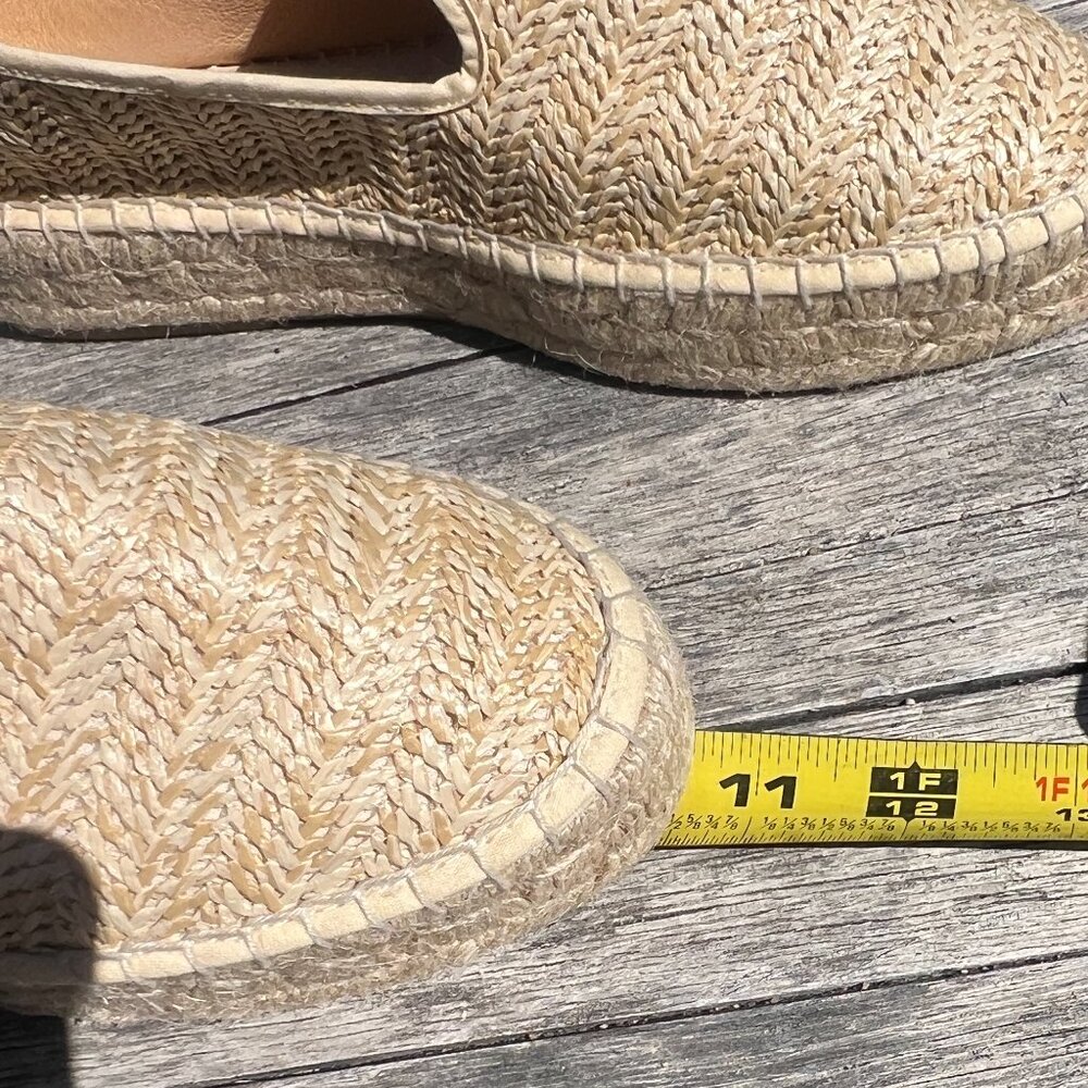 NWT La Canadienne Clay Rattan Platform Loafer - Size 8.5 - Picture 5 of 16